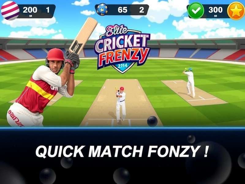 Quick Match Mode in Elite Cricket Frenzy